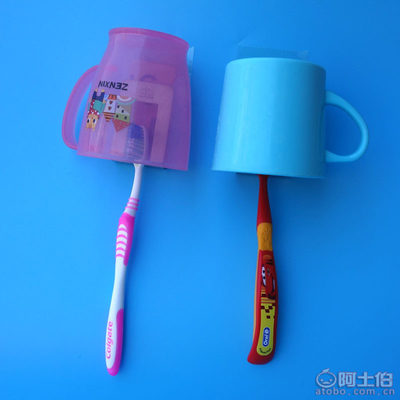 喜洗麗ML-1不銹鋼牙刷架 免打孔設計的創意收納解決方案